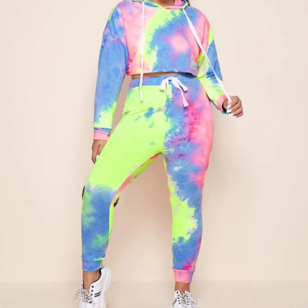 Cotton Candy Sweat Suit size XL & 1XL